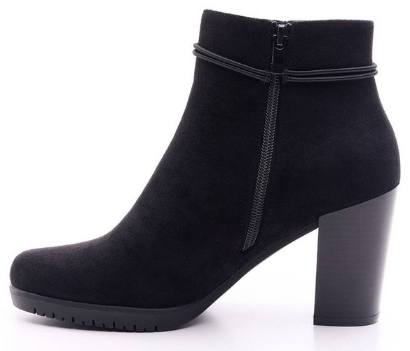 Sergio Leone DBT306CZMI women's winter shoes, black, sizes 36-40