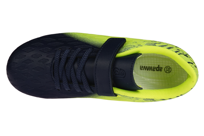 Apawwa CX2605RGR children's football boots green size 30-37