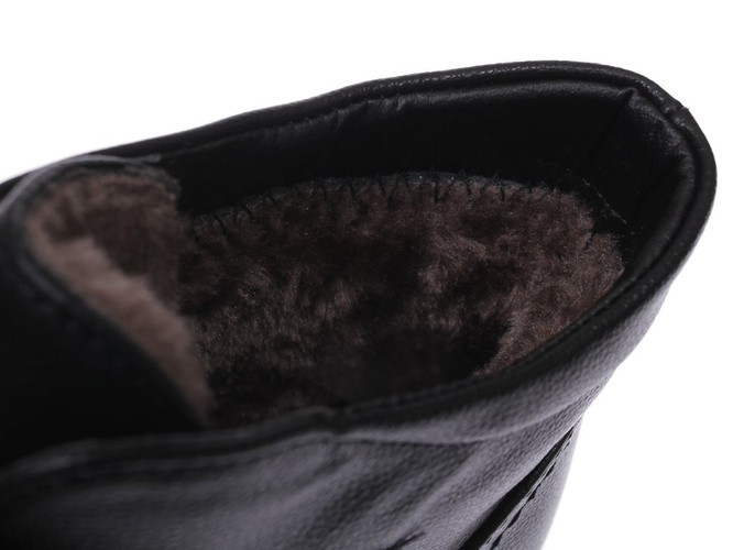 Buty zimowe damskie Skotnicki DB-3-120-BBL czarne rozm.38-42