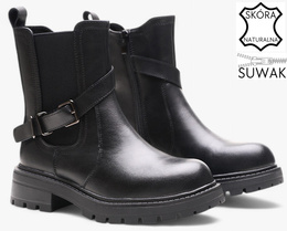 Sergio Leone DTR719-SCZ women's winter boots black size 36-40