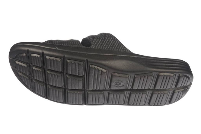 Men's pool slippers Sunlanse MH644 black and navy blue, size 41-46