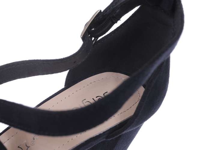 Sandały damskie Sergio Leone DSK863GRMI granatowe rozm.36-40