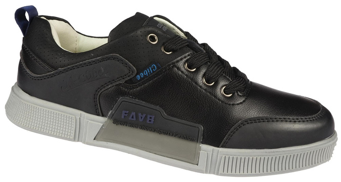 Półbuty chłopięce Clibee CP-384BL czarne rozm.32-37