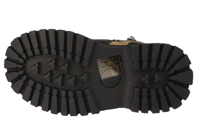 Children's transition shoes Bessky AB1636-3ABRBL black-brown size 22-27