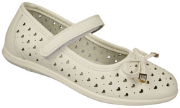 Apawwa BT378WH children's ballerinas white size 25-30