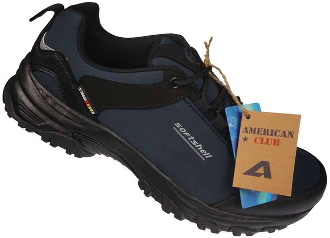 Buty sportowe męskie American Club MWT-47 granatowe rozm.41-46