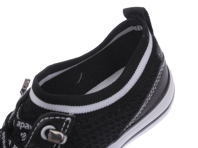 Children's trainers Apawwa BXC239BL black size.25-30