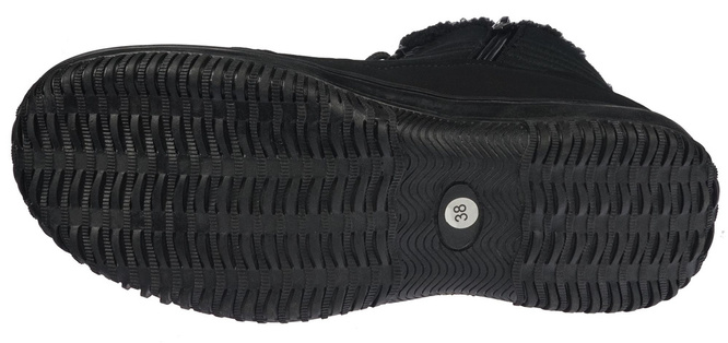 Buty zimowe damskie American Club DSN-30 czarne rozm.37-41