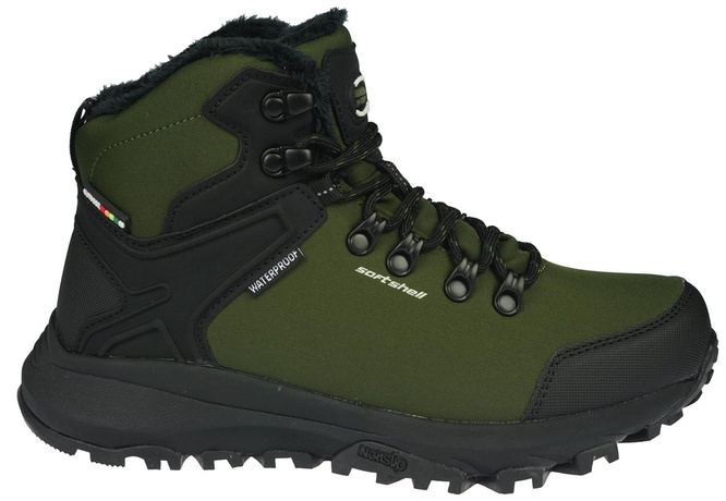 Buty trekkingowe męskie American Club MHL-144 czarne i zielone rozm.40-43