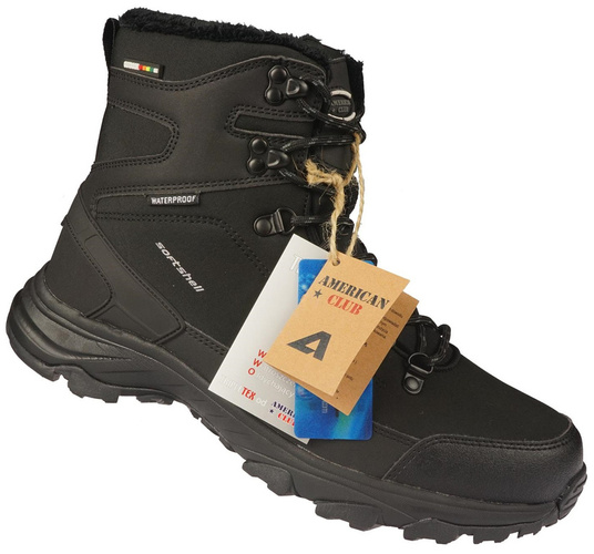 American Club MHL-148 men's trekking shoes black size 41-46