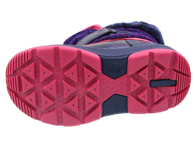 Children's winter shoes Apawwa AHD152NA navy blue size 21-28