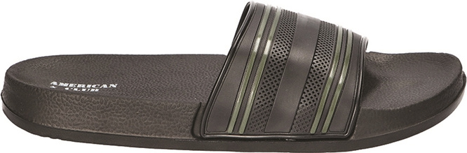 American Club MNH-160 men's pool flip-flops black and navy blue sizes 41-45