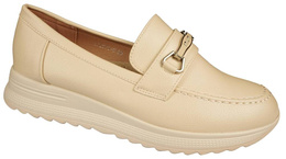 Women's moccasins Purlina DYJ3575-5BE beige size 36-41
