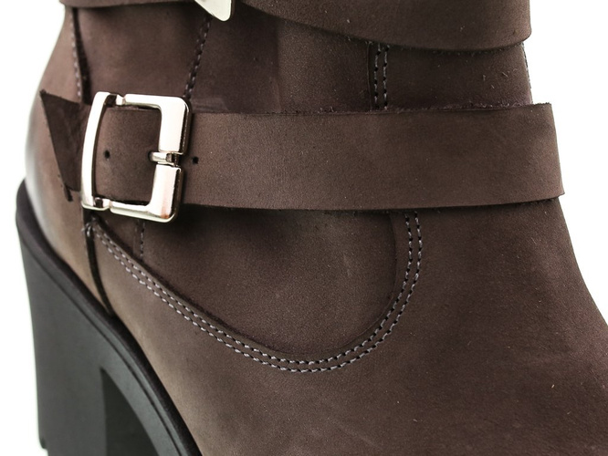 Women's winter shoes Bratbut-Natalia D348PONU gray size 36-41