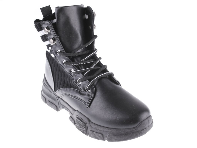 Women's transitional shoes Boshimao DBK911BL black size 36-41