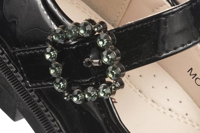 Półbuty dziewczęce Apawwa BMC284-1BL czarne rozm.26-31