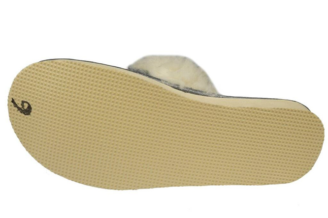Women's highlander slippers TUP DTUP2345, gray, sizes 36-41