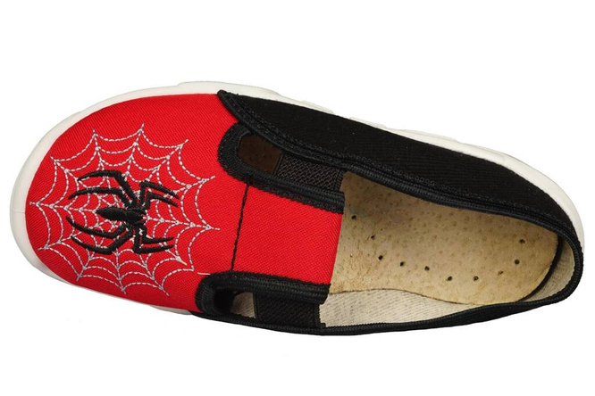 Children's sneakers ZetPol ADAŚ red size 26-34