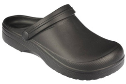 Women's pool slippers PLAME DA-002MBL black size 36-41