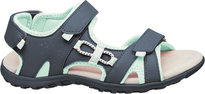 American Club CHL-62 children's sandals, navy blue and gray, size 32-36