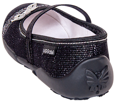 Children's sneakers Viggami KLARA LUX black size 26-36