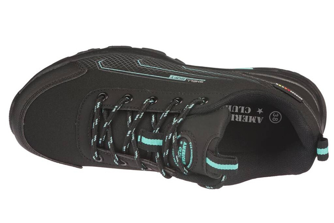 Buty sportowe damskie American Club DWT-178 czarno różowe i czarno miętowe rozm.36-41