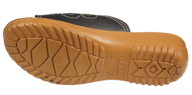 Women's Turkish slippers Fatex DF2210BL black size 36-40