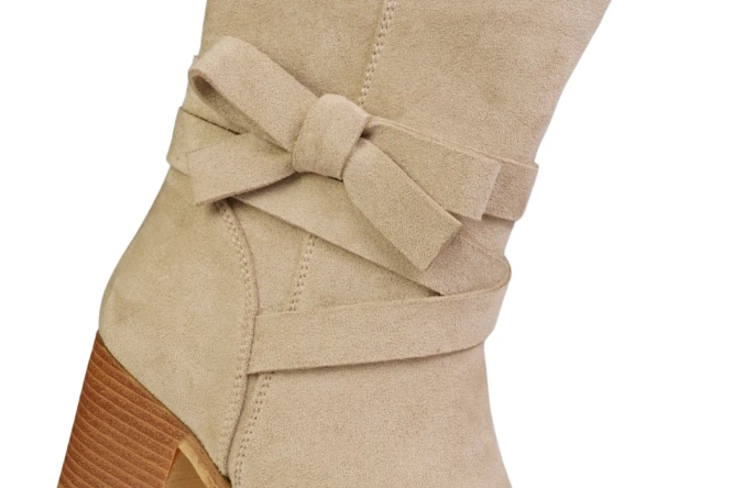 Kowbojki damskie Skotnicki DB-3-Y85BE beżowe rozm.36-41