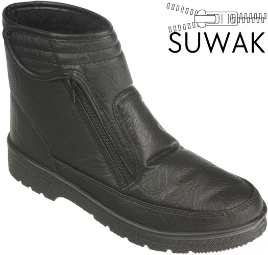 Men's wintery Łukpol / Stomil M092-1CZ black, size 41-46