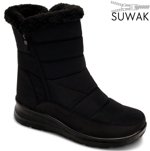 Women’s snow boots Skotnicki DB-3-0303-ABL black size 36-41