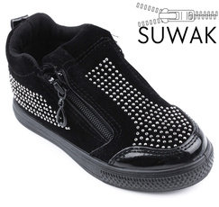 Children's sports shoes Haver BR51D-1BL black size 25-30