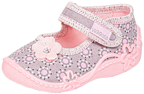 Children's sneakers Viggami TOSIA DRUK grey and pink size 18-27