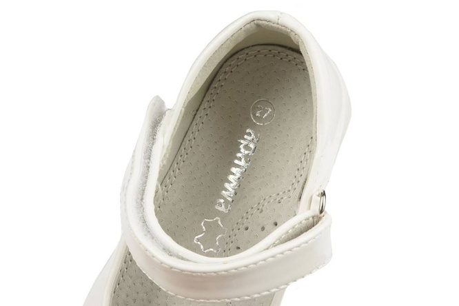 Baleriny dziecięce Apawwa BMC262WH białe rozm.26-31