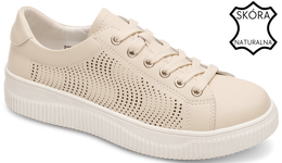 Półbury sportowe damskie Skotnicki DP-3-Y95BE beżowe rozm.36-41