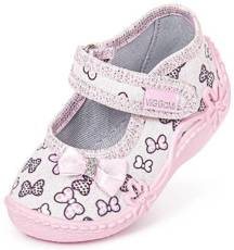 Tenisówki dziecięce Viggami TOSIA DRUK szaro-różowy rozm.18-27