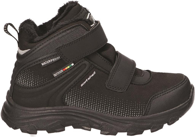 American Club CHL-153 children's winter boots black and navy blue size 32-36