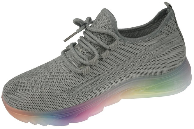 Buty sportowe damskie New Meini DM21-30CGY popielate rozm.36-41