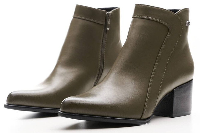 Buty zimowe damskie Sergio Leone DBT633OLSK oliwkowe rozm.36-40