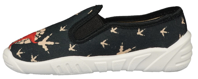 Children's sneakers ZetPol LEON DINO black, size 26-34