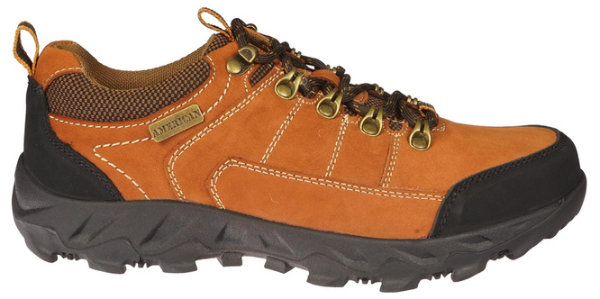 Men's transitional shoes American Club MCY-18 black or beige size 41-45