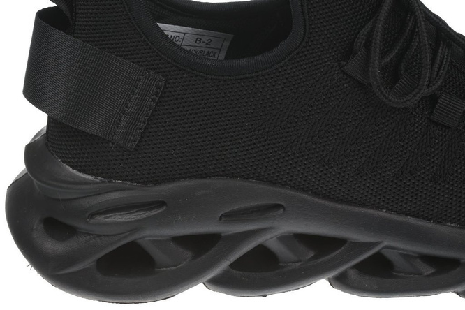 Buty sportowe młodzieżowe Orginal DB-2BLBL czarne rozm.36-41