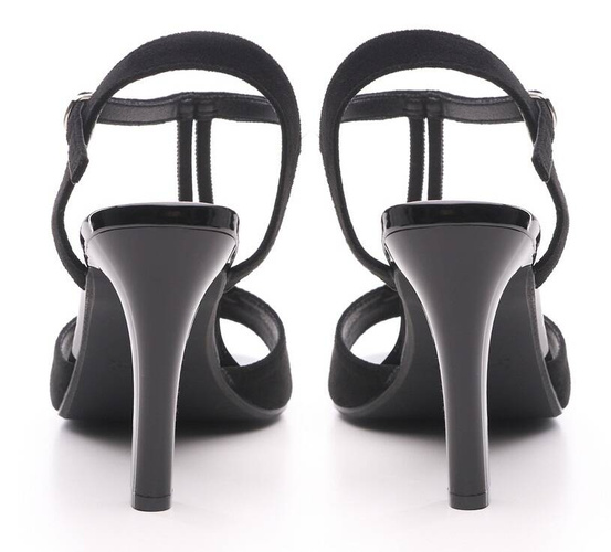 Szpilki damskie Sergio Leone DSK924CZMI czarne rozm.36-40