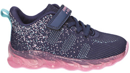 American Club BES-131 children's sports shoes navy blue and pink size 26-31