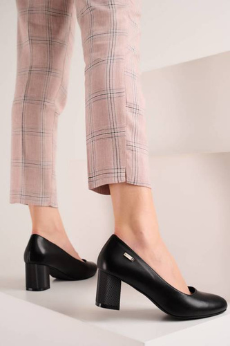 Women's pumps Sergio Leone DPB178CZPU black size 36-40