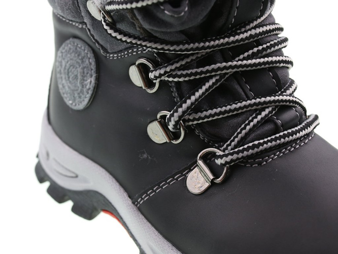 Children's winter shoes Clibee BH-131BL black size 26-31