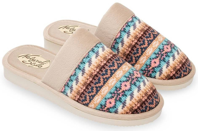 Women's shoes Meteor DV071 NORWEGIAN SWEATER navy blue and beige size 36-41