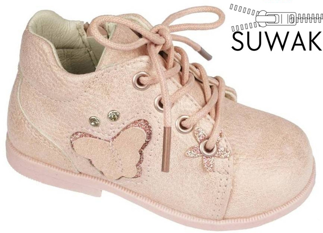 Children's shoes Apawwa ASQ417-1PI pink size 19-24