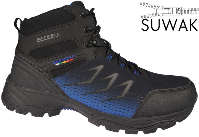 Buty zimowe męskie Badoxx MMXC-8470-WBLBU czarne rozm.41-46