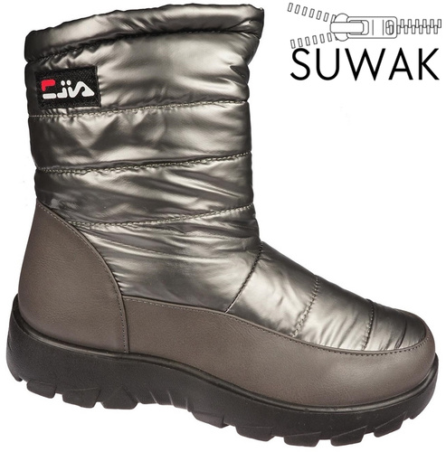 Feisal DJS1-02GY women's snow boots, silver, sizes 36-41