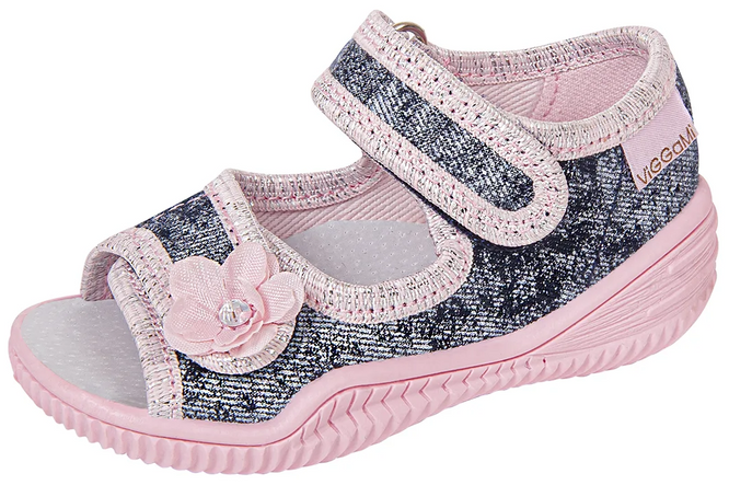 Children's sneakers Viggami EMILKA OZDOBA grey size 19-25